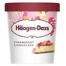 HAAGEN DAZS STRAWBERRY CHEESECAKEICE CREAM 16