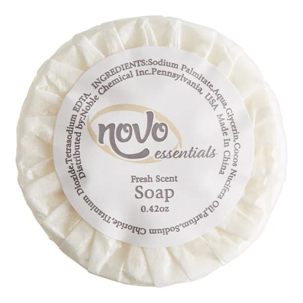 NOVO ESSENTIALS  ROUND BATH SOAP 0.42OZ