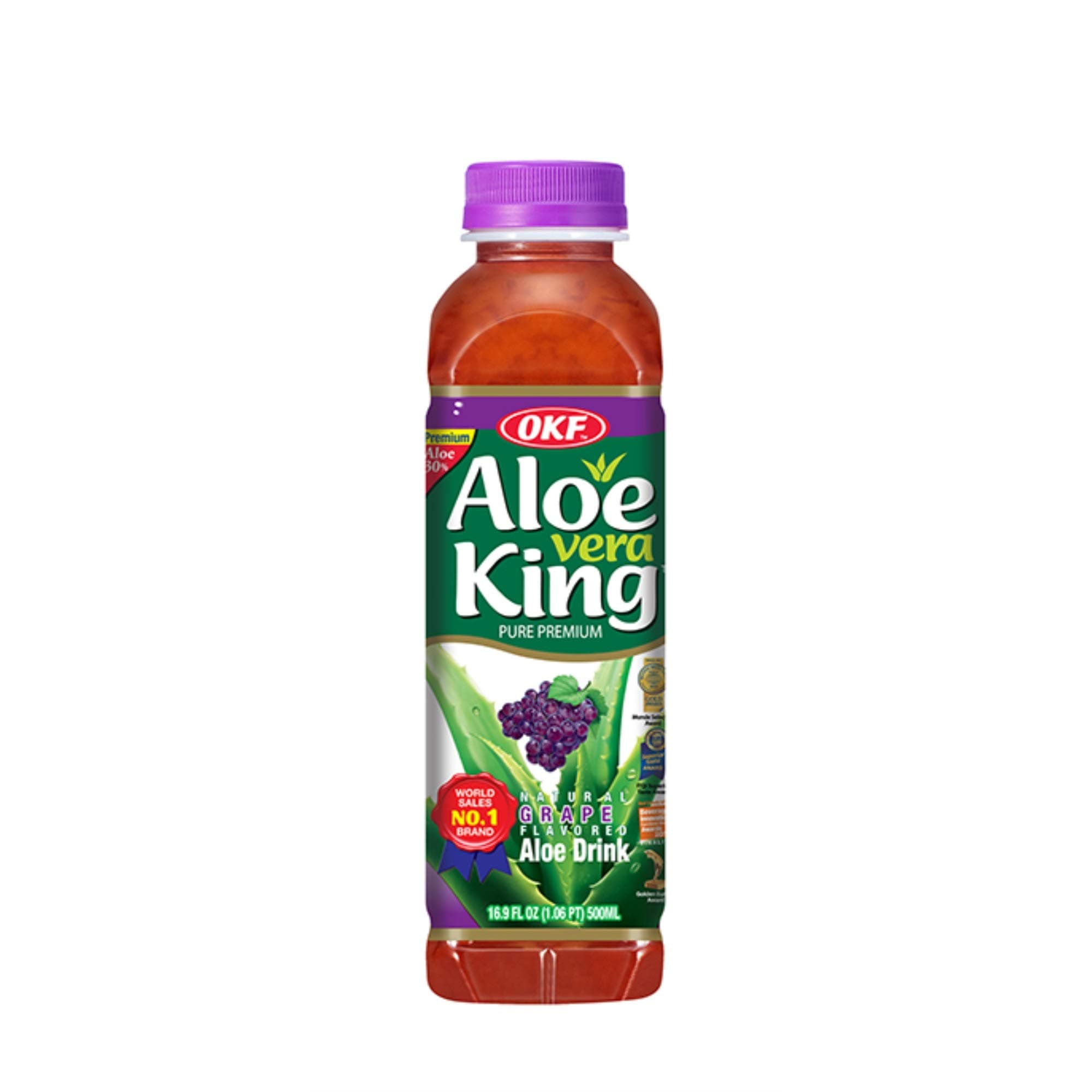 OKF BEBIDA ALOE VERA MIX 500ML UVA