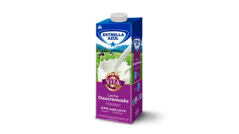 ESTRELLA AZUL LECHE DESCREMADA 946ML