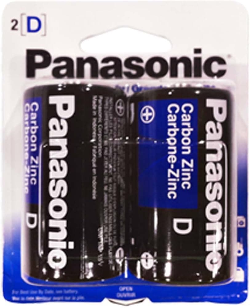 PANASONIC BATERIA D 2pk