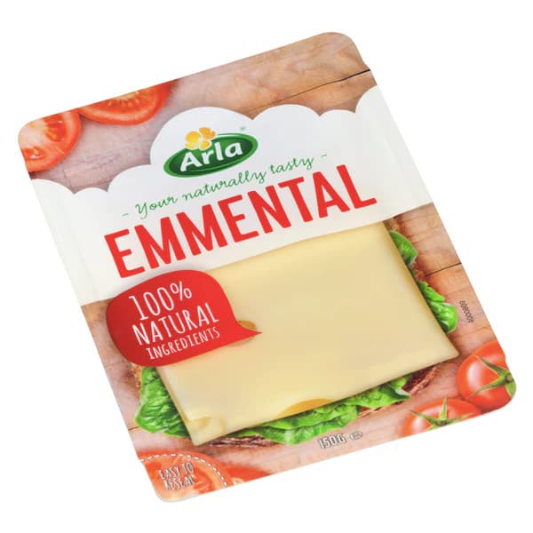 ARLA QUESO EMMENTAL REBANADO 150G