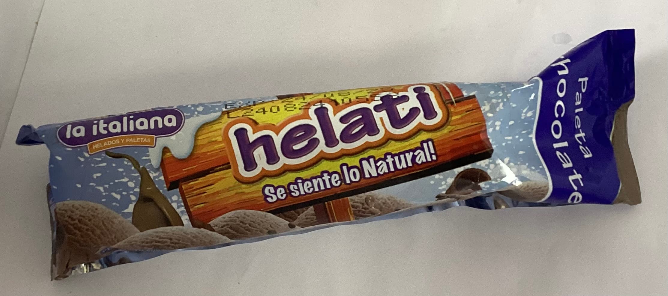 LA ITALIANA PALETA DE HELADO CHOCOLATE