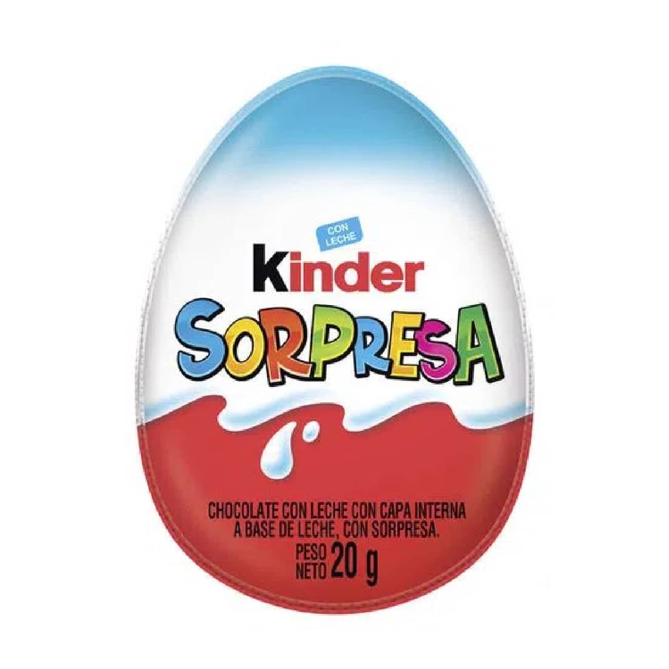 KINDER SORPRESA HUEVO DE CHOCOLATE 20gr