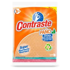 EL CONTRASTE PANO LIMPIADOR MULTIUSO 3 PACK