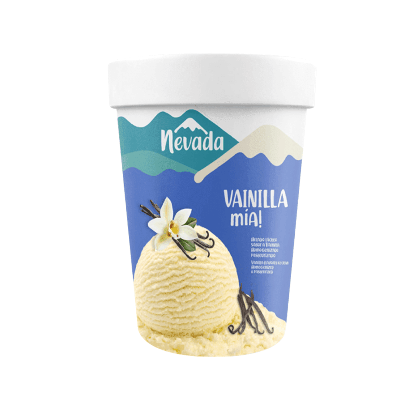 NEVADA HELADO VAINILLA 1/4 GALON
