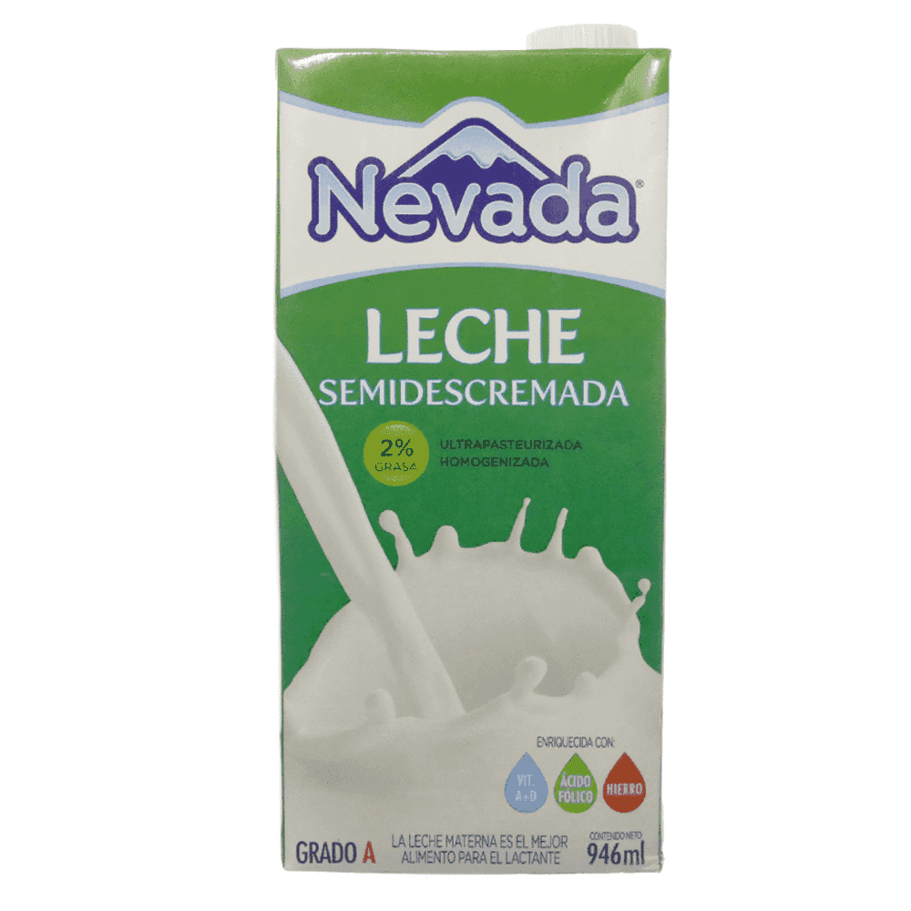 NEVADA LECHE SEMIDESCREMADA 946 ML