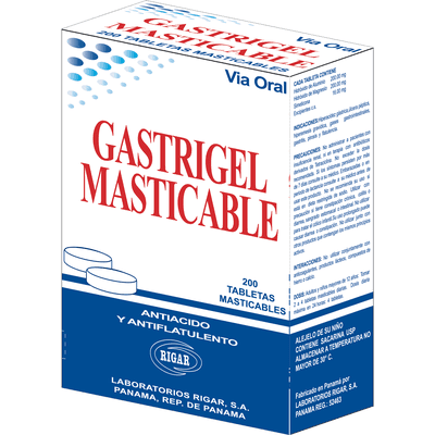 GASTRIGEL MASTICABLE X1
