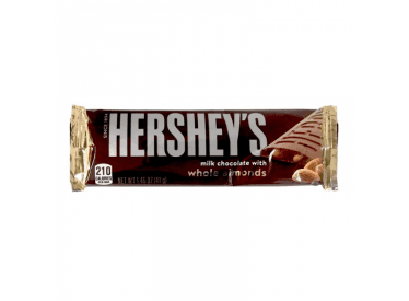 HERSHEYS MILK CHOCOLATE CON ALMENDRAS BARRA 1