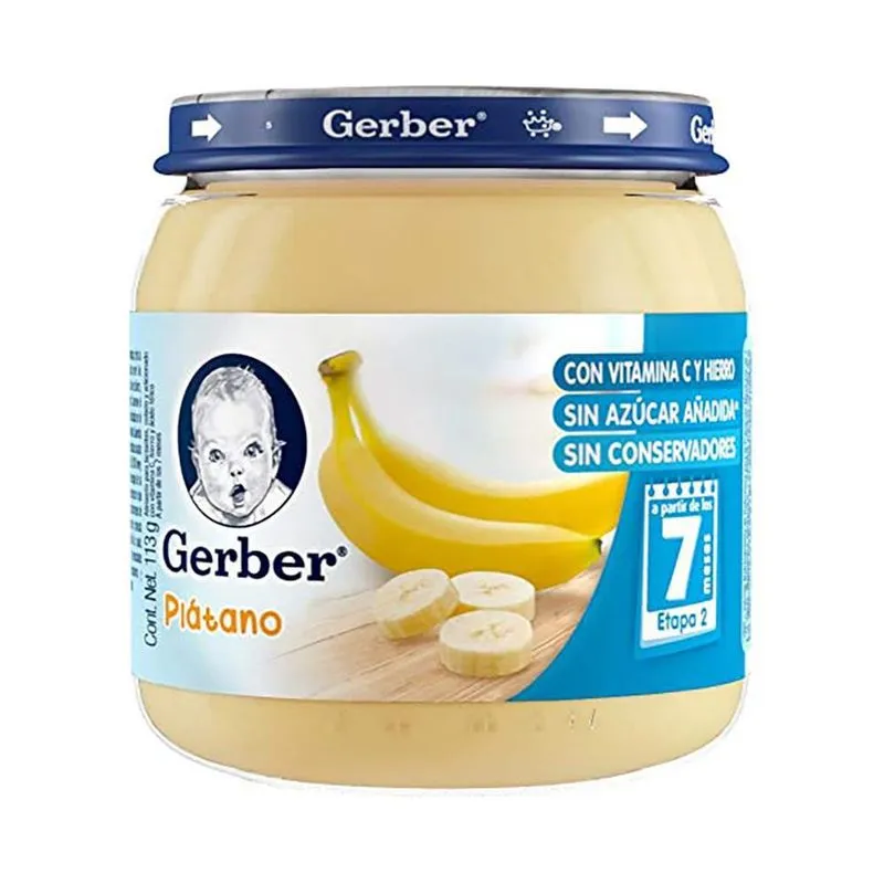 GERBER P2 PURE BANANO 113G