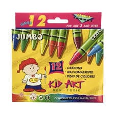 KID ART LAPIZ CRAYON JUMBO 12 COLORES