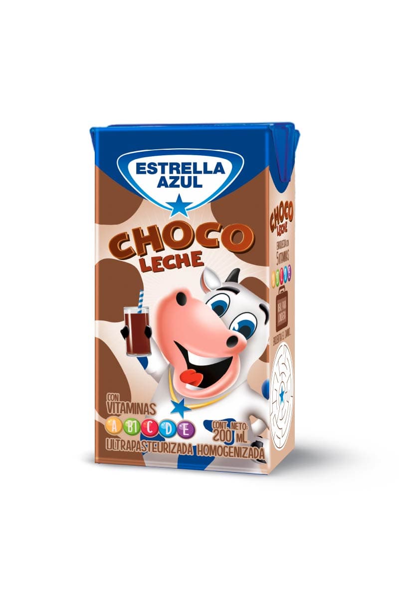 ESTRELLA AZUL LECHE SABORIZADA CHOCOLATE 200ML