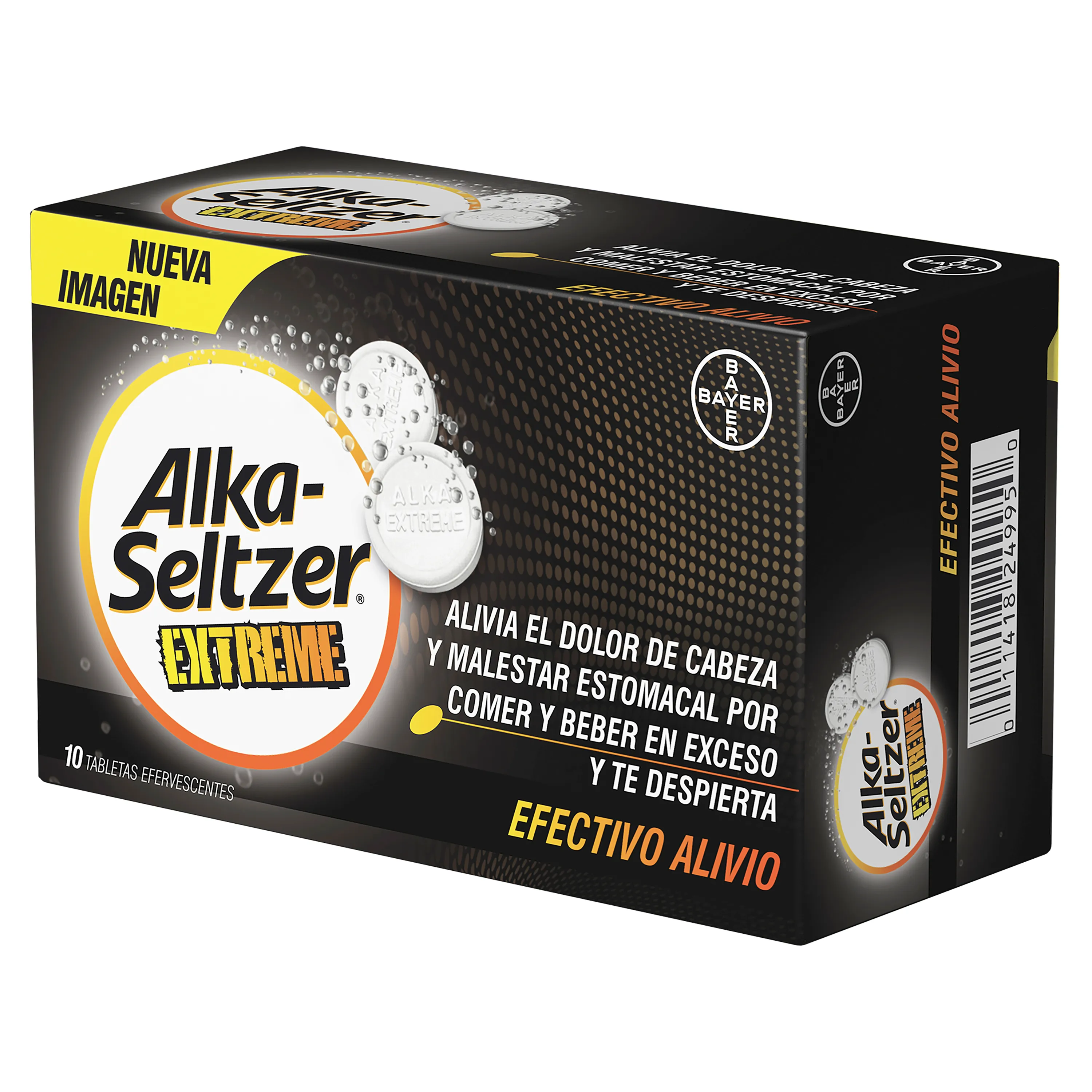 ALKA SELTZER EXTREME NEGRA 10 TABS