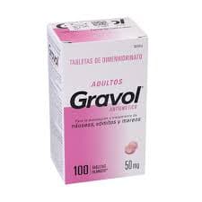 GRAVOL ADULTOS 50 MG X 100 TAB