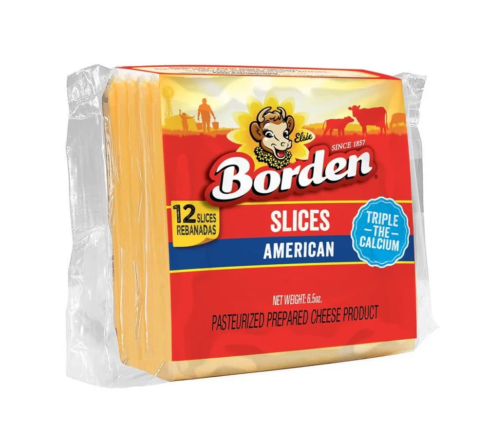 BORDEN QUESO AMERICANO REGULAR 12 REB