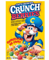 QUAKER CAPN CRUNCHS CRUNCH BERRIES 334GR