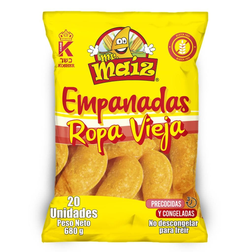 MR. MAIZ EMPANADA DE ROPA VIEJA 680G