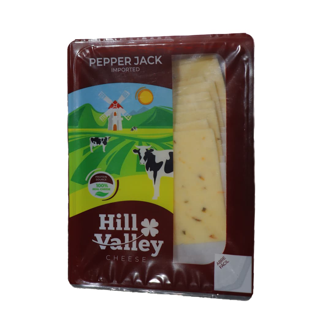 HILL VALLEY QUESO PEPPER JACK REBANADO 170G