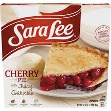 SARA LEE CHERRY PIE 2LB