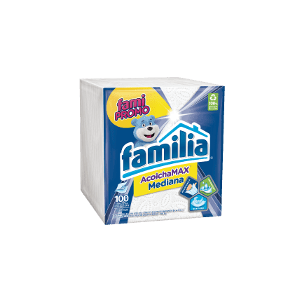 FAMILIA SERVILLETA ACOLCHAMAX MEDIANA 100U