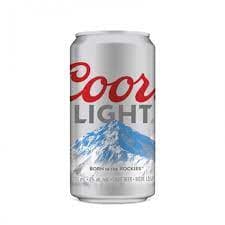 CERVEZA COORS LIGHT 355ml 10oz