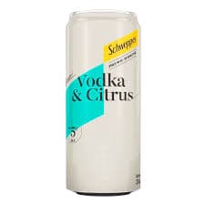 SCHWEPPES VODKA CITRUS LATA 310ML