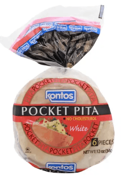 PAN PITA KONTOS 6U