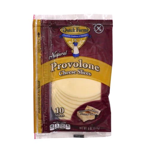 DUTCH FARMS QUESO PROVOLONE REBANADO 170G