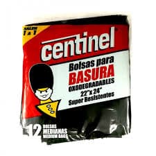 CENTINEL BOLSAS DE BASURA 22X24