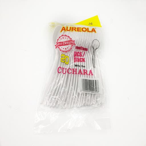 AUREOLA CUCHARA GRANDE COMIDA 20PCS