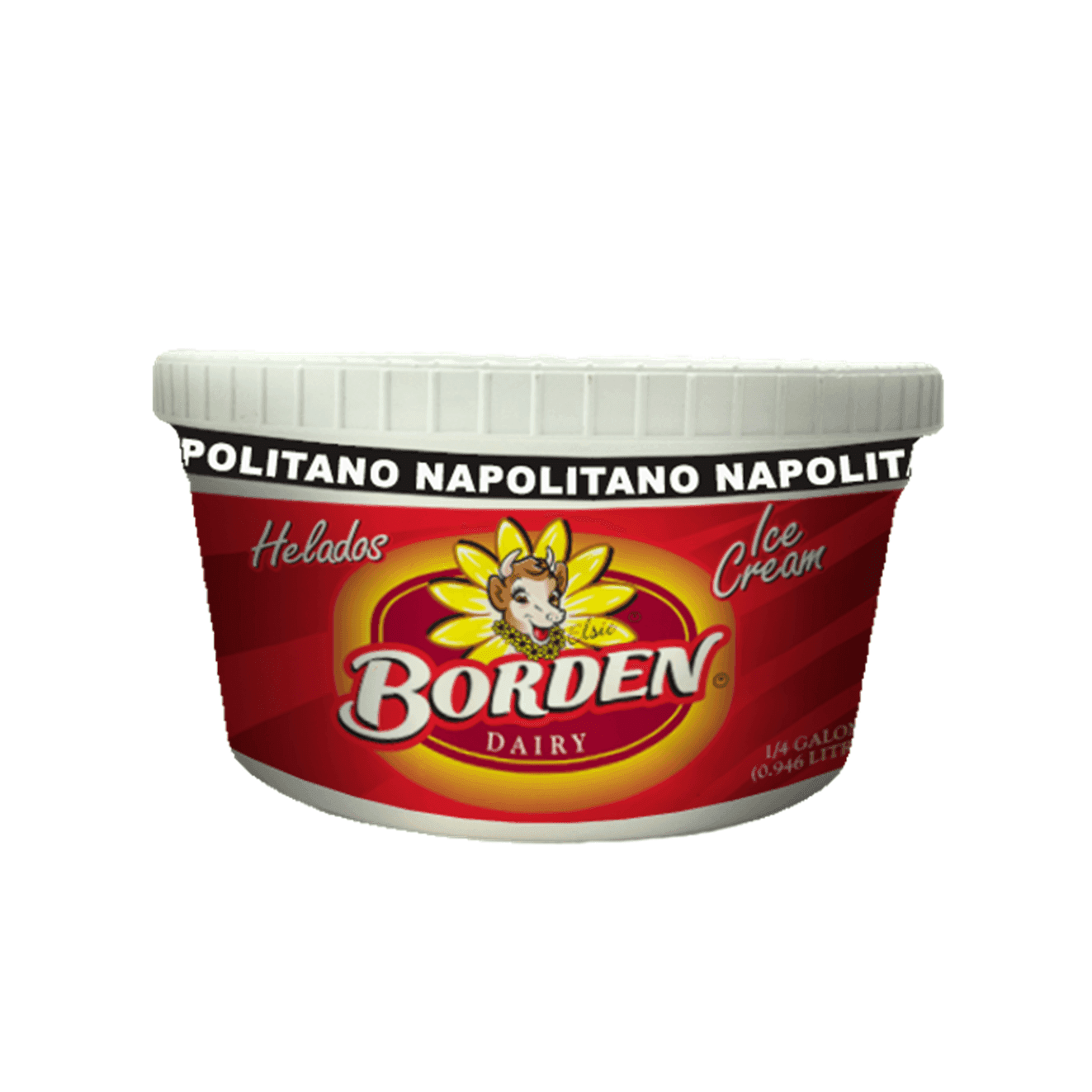 BORDEN HELADO NAPOLITANO 1/2 GALON