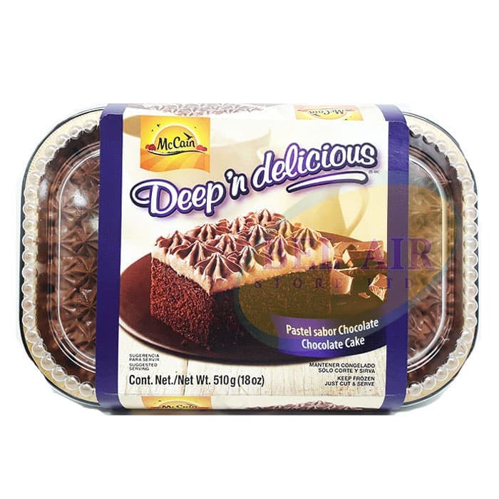 MCCAIN DELI CHOCO CAKE 510GR