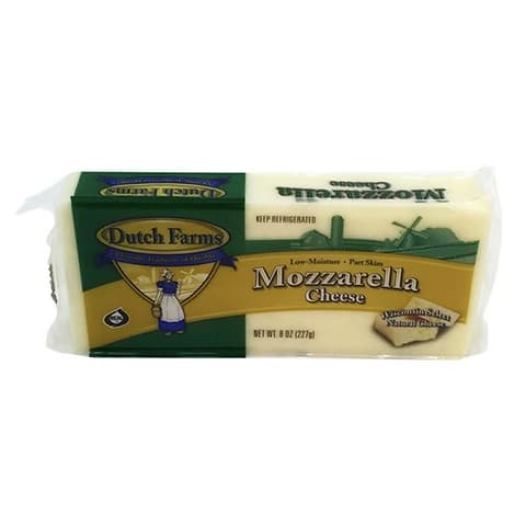 DUTCH FARMS QUESO MOZARELLA EN BARRA 227G