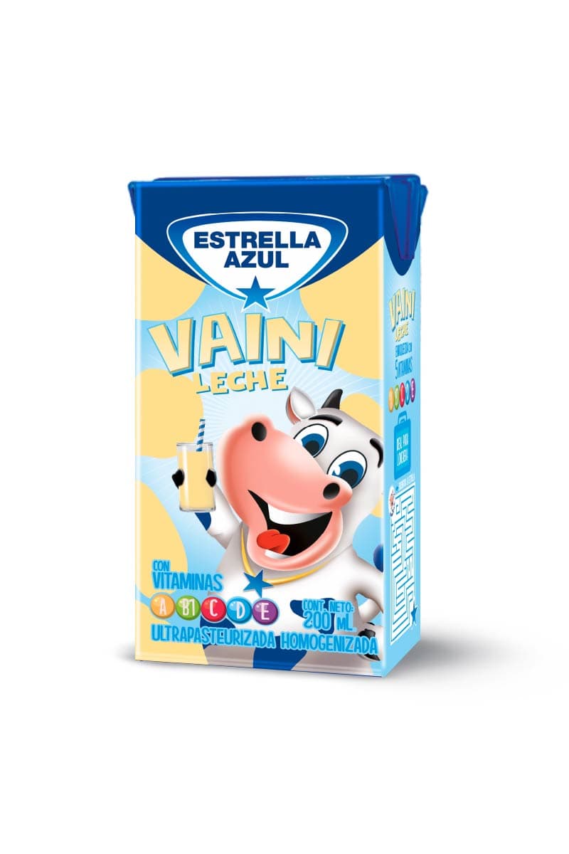 ESTRELLA AZUL LECHE SABORIZADA VAINILLA 200ML