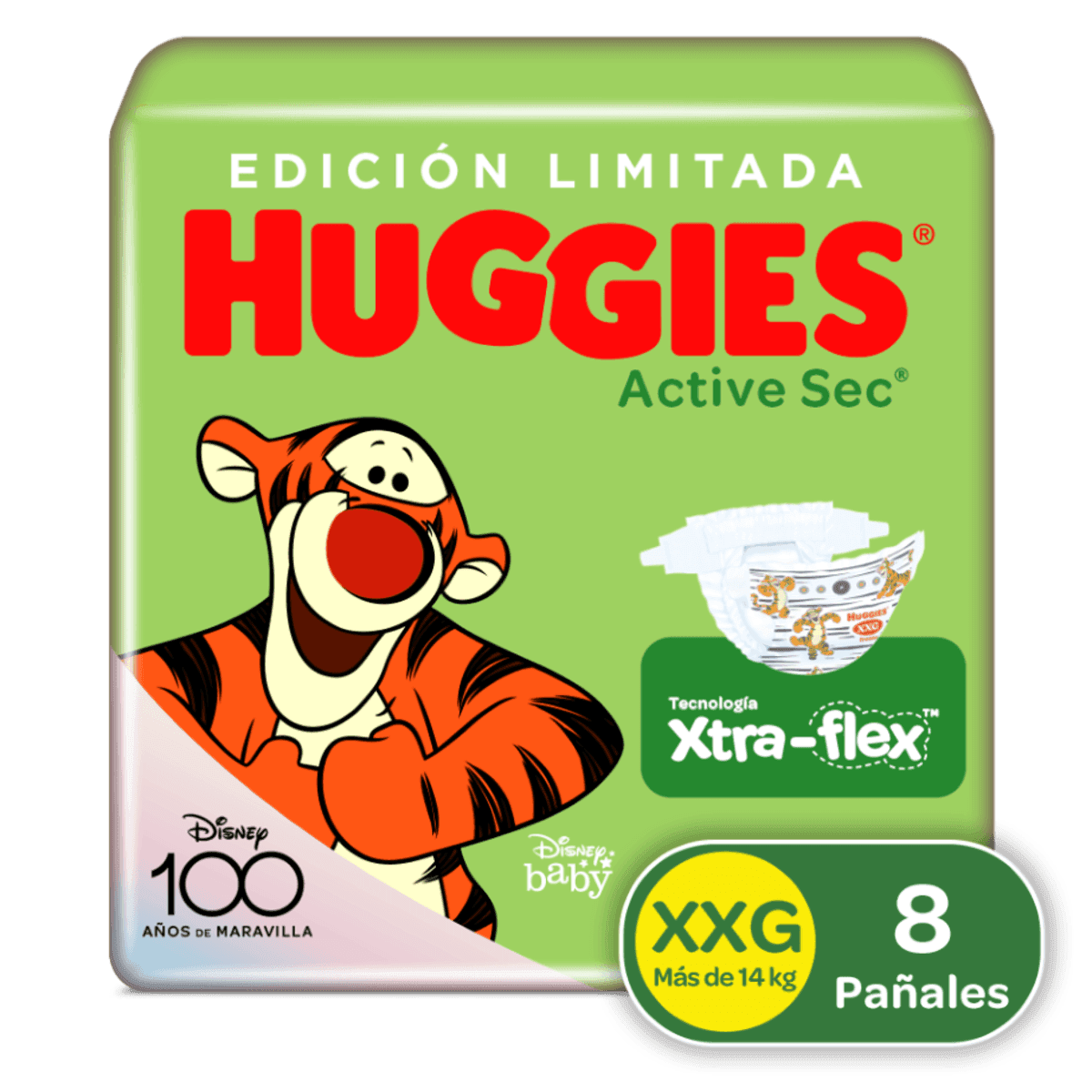 HUGGIES ACTIVE XXG/5 REGULAR X8