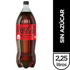 COCA COLA ZERO SIN AZUCAR 2.25L