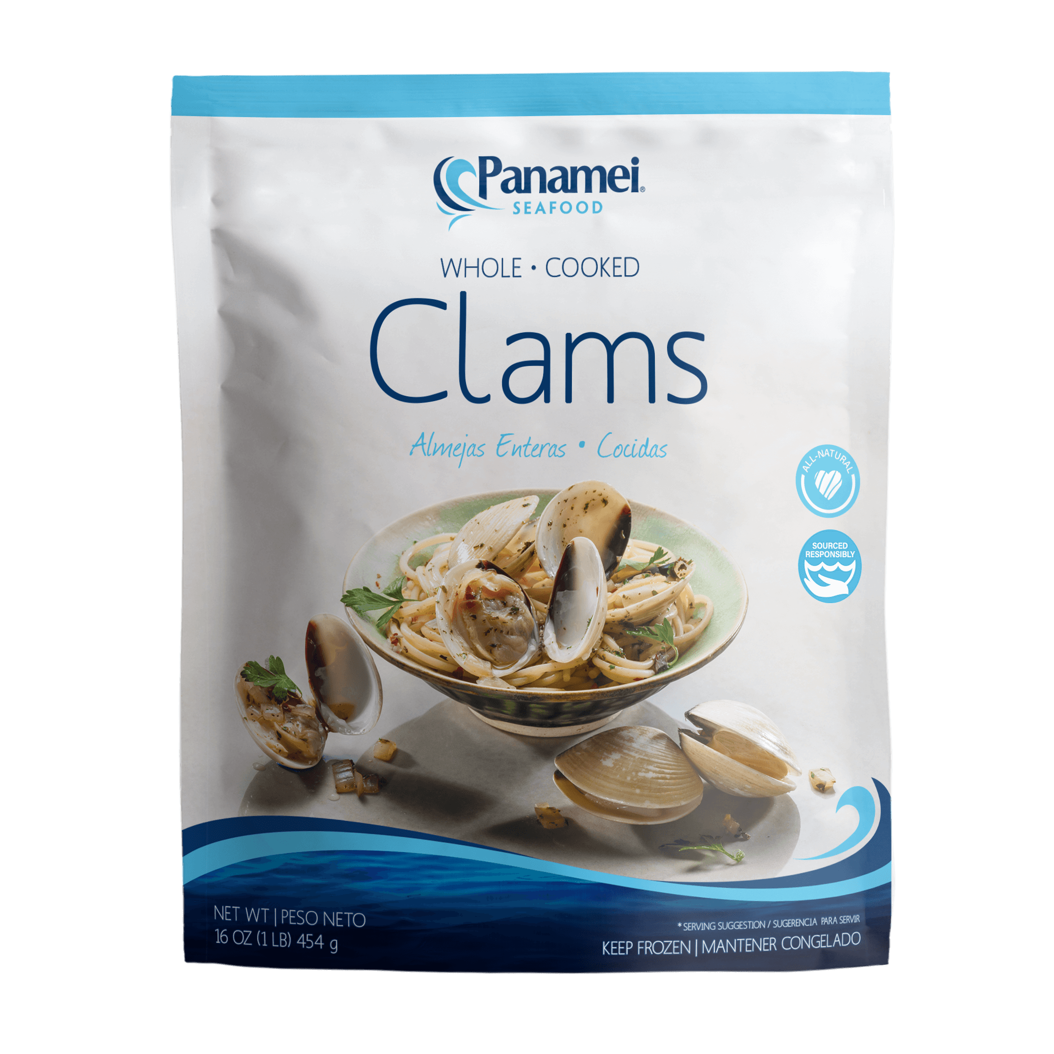 OYSTER BAY ALMEJAS ENTERAS COCIDAS 454 GR
