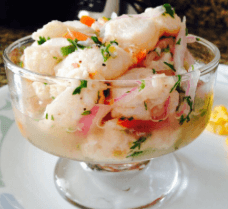 CEVICHE DE CORVINA
