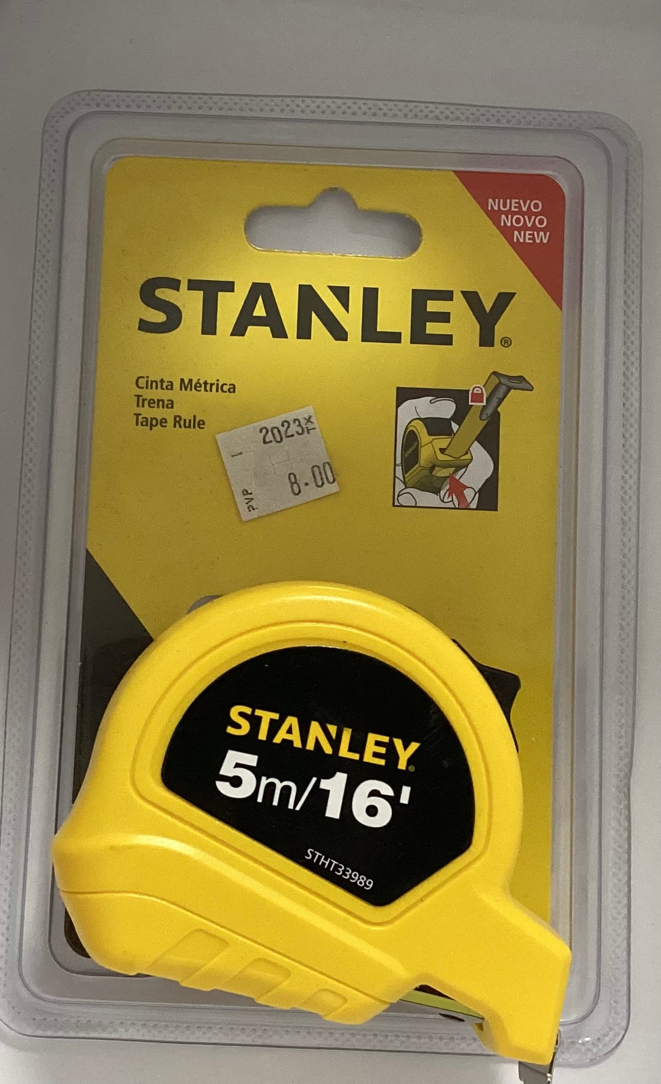 STANLEY CINTA METRICA BASIC 5MTS