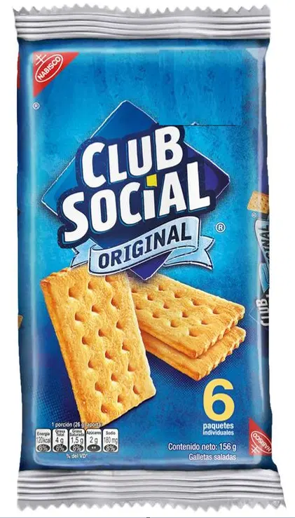 CLUB SOCIAL GALLETA ORIGINAL 26GR