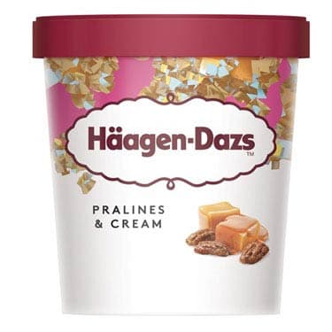 HAAGEN DAZS PRALINES y CREAM 16 OZ
