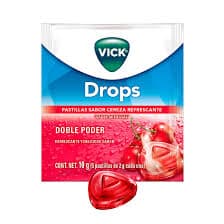 VICKS PASTILLAS SABOR CEREZA 10G