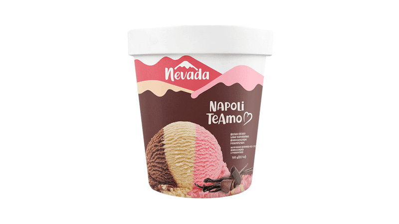 NEVADA HELADO NAPOLITANO 1/2 GALON