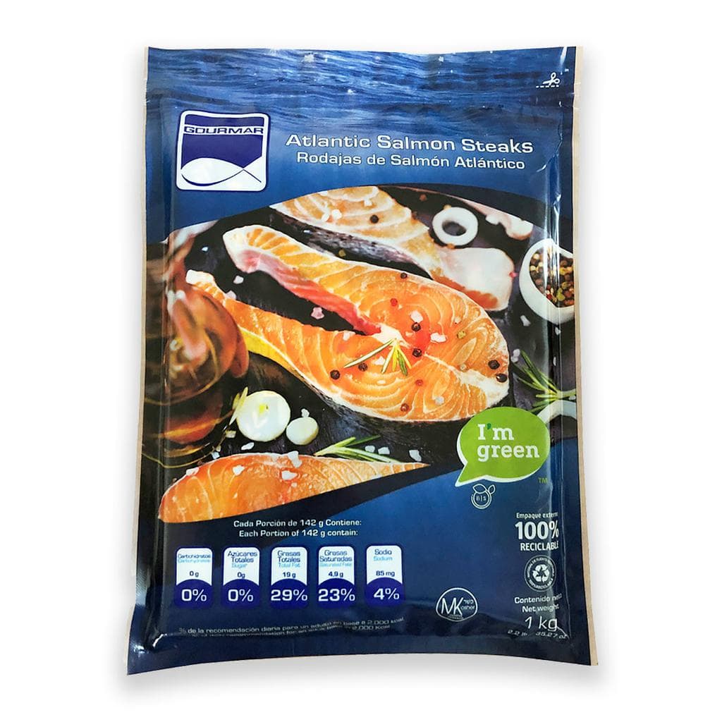GOURMAR RODAJAS DE SALMON ATLANTICO CONGELADO