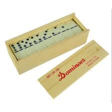 JUEGO DE DOMINO CON ESTUCHE MADERA