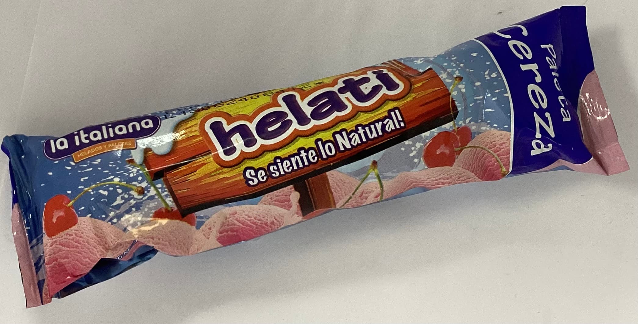 LA ITALIANA PALETA DE HELADO CEREZA