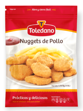 TOLEDANO NUGGETS DE PECHUGA DE POLLO 3LB