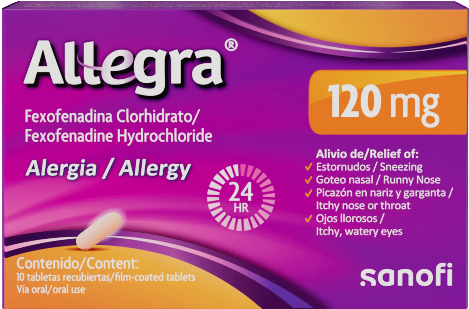SANOFI ALLEGRA 120MG